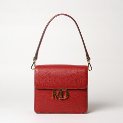 ROUBAIX MD, petit sac porté épaule carmin