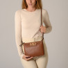 RUSKY MD, sac pochette châtaigne