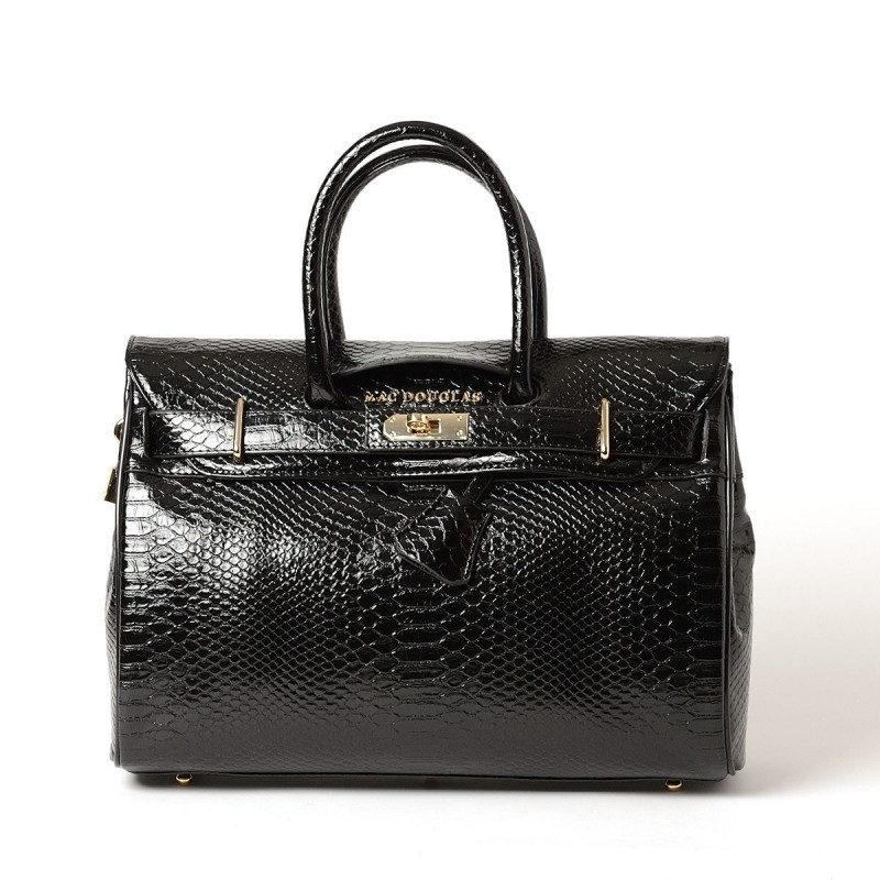 Pyla Bryan, petit sac à main motif python noir Pyla Bryan, petit sac à main motif python noir