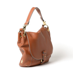 MANDALAY PROCIDA, grand sac besace châtaigne