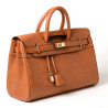 Pyla Meryl grand sac à main châtain