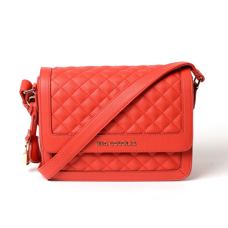 NACIMENTO LOSANGE, sac porté travers coquelicot mat NACIMENTO LOSANGE, sac porté travers coquelicot mat