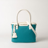 LAURENE FANTASIA, petit sac cabas turquoise
