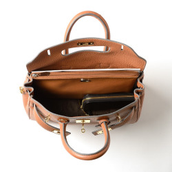 Pyla Romy petit sac à main châtain