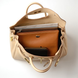 PYLA ROMY, grand sac à main sable