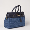 PYLA FANTASIA, petit sac à main tressé jean brut