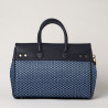 PYLA FANTASIA, petit sac à main tressé jean brut
