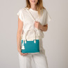 LAURENE FANTASIA, petit sac cabas turquoise
