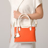 LAURENE FANTASIA, petit sac cabas corail