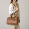 Pyla Romy petit sac à main châtain