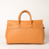 PYLA ROMY,  grand sac à main cuir safran