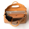 PYLA ROMY,  grand sac à main cuir safran