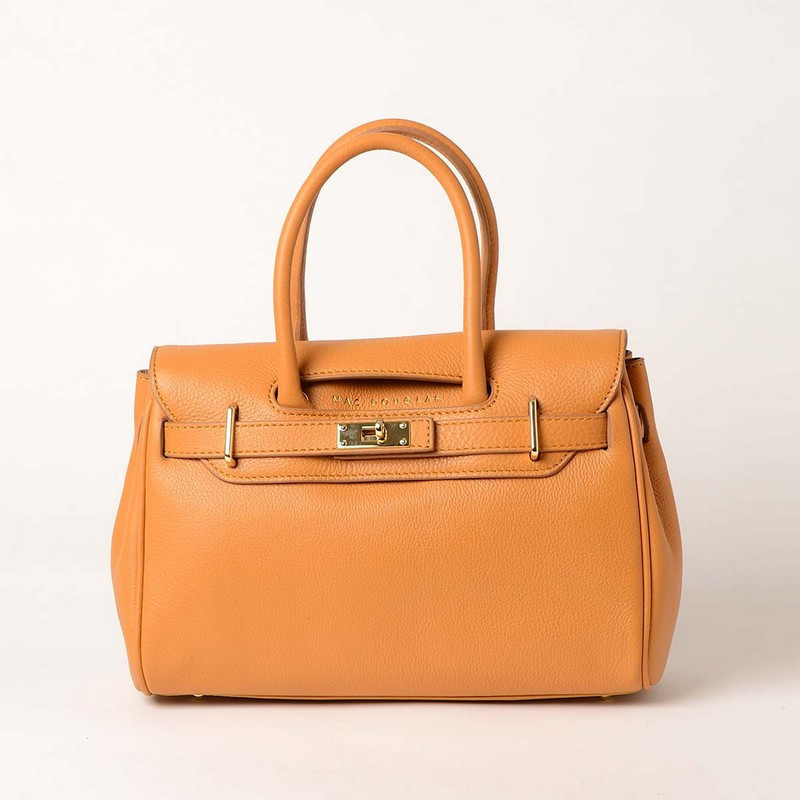 PYLA ROMY, petit sac à main cuir safran PYLA ROMY, petit sac à main cuir safran