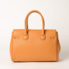 PYLA ROMY,  petit sac à main cuir safran