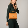 JOYAU ROMY, petit sac cartable safran