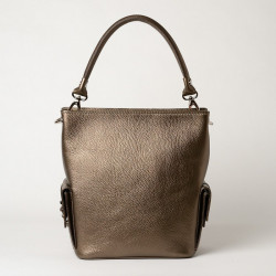 MEGALO MAGDA, sac seau bronze