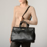 Pyla MAGDA, sac à main cuir noir