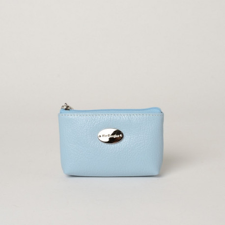 Limace BUNI, petit porte-monnaie zippé bleu ciel