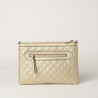 Raki LOSANGE, sac pochette or platine mat