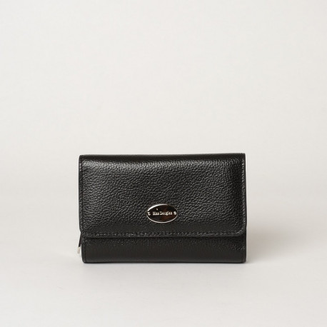 Tao BUNI, portefeuille cuir noir