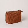 Victor BRYAN, sac pochette châtain