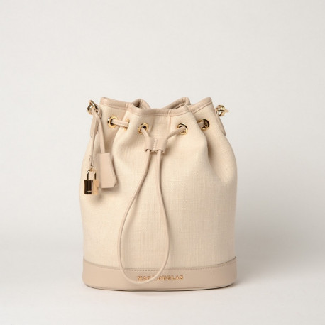 Tolstoi FANTASIA, petit sac seau lin écru