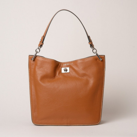 Kentucky MAGDA, sac porté épaule cuir châtain