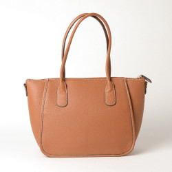 Vestige ROMY, sac cabas cuir châtain