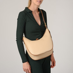 Trinité ROMY, sac travers sable/châtain