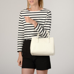 Versant MAGDA, sac à main cuir ivoire