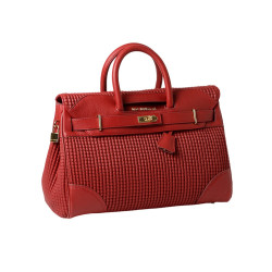 Pyla Bryan, grand sac à main framboise