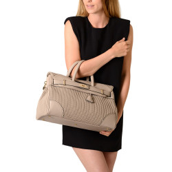 PYLA BRYAN, grand sac à main gris clair