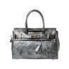 Pyla BRYAN, petit sac à main motif python silver