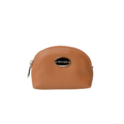 Coco Buni porte monnaie zippé châtain