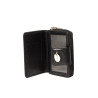 Danemark BUNI, porte-monnaie cuir noir