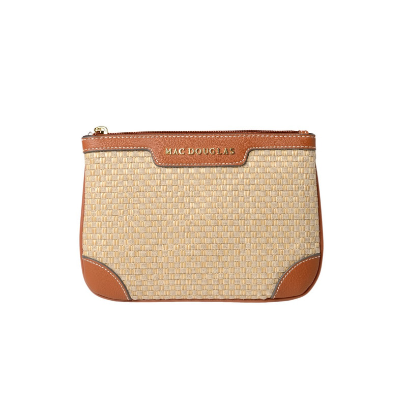 Jaipur FANTASIA, pochette toile tressée beige
