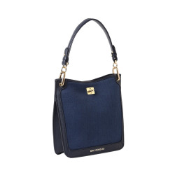 Kentucky FANTASIA, petit sac porté épaule lin marine
