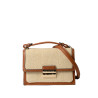 Joyau FANTASIA, petit sac cartable tressé écru
