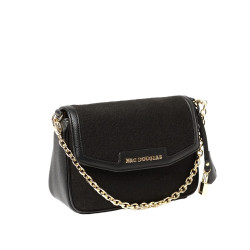 KIRIBATI FANTASIA, pochette motif mohair noir