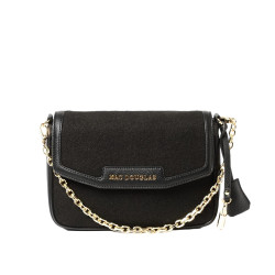 KIRIBATI FANTASIA, pochette motif mohair noir