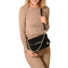 KIRIBATI FANTASIA, pochette motif mohair noir
