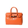 Pyla BUNI, petit sac à main cuir mandarine