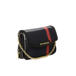 Kiribati FANTASIA, sac à motif tartan noir et blanc