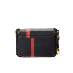 KIRIBATI FANTASIA, petit sac à motif tartan noir et blanc