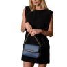 Kiribati FANTASIA, sac en toile tressée bleu jean