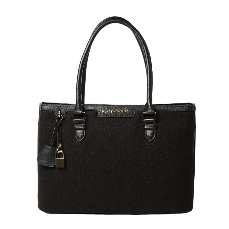 Laurene FANTASIA, sac cabas mohair noir