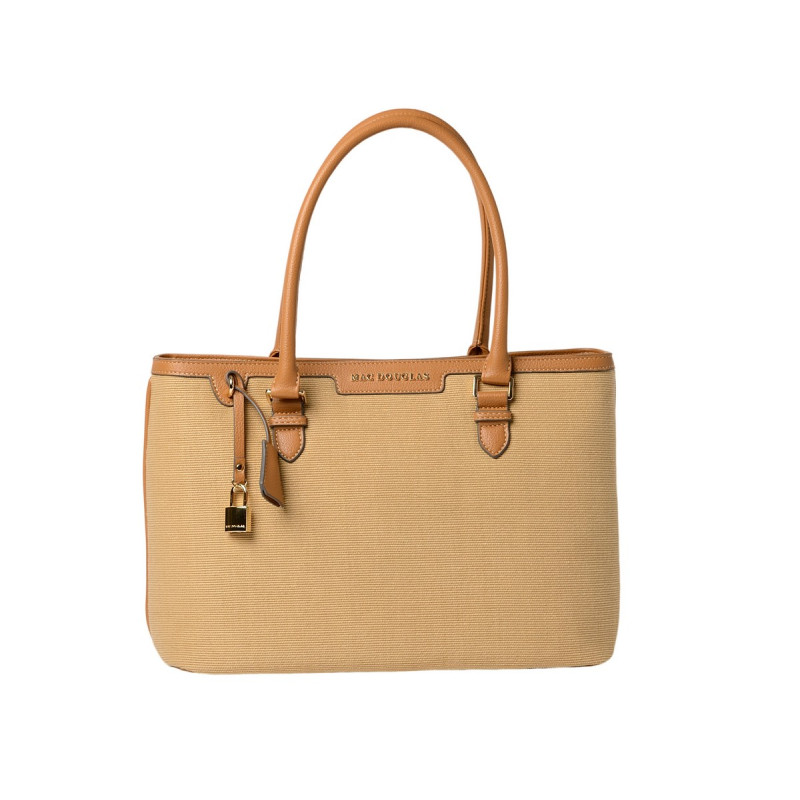 Laurene FANTASIA, sac cabas beige foncé