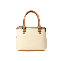 LAURENE FANTASIA, petit sac cabas écru
