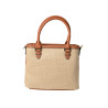 Laurene FANTASIA, petit sac cabas toile tressée beige