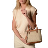 Laurene FANTASIA, petit sac cabas toile tressée beige